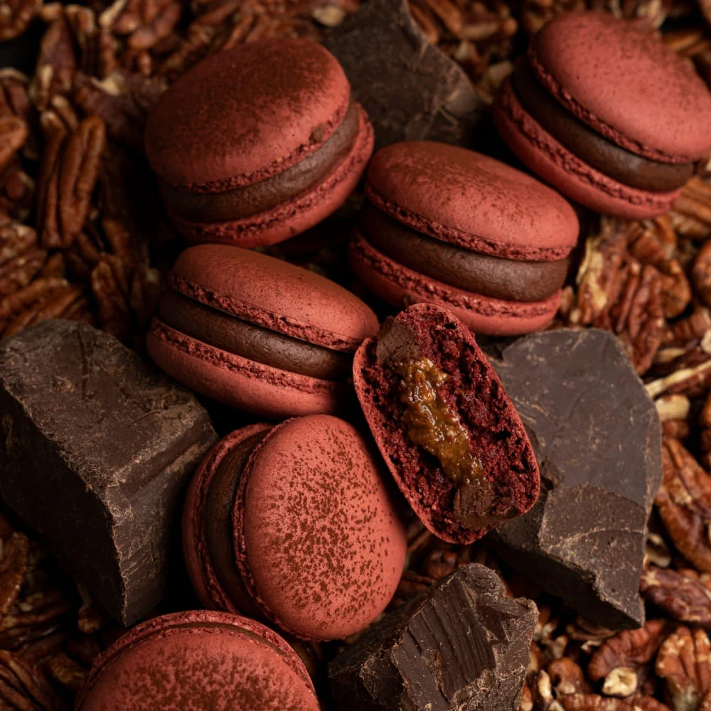 Chocolate and Pecan Praline Macarons by Oleksandr Trofimenkov Video Class - Image 5