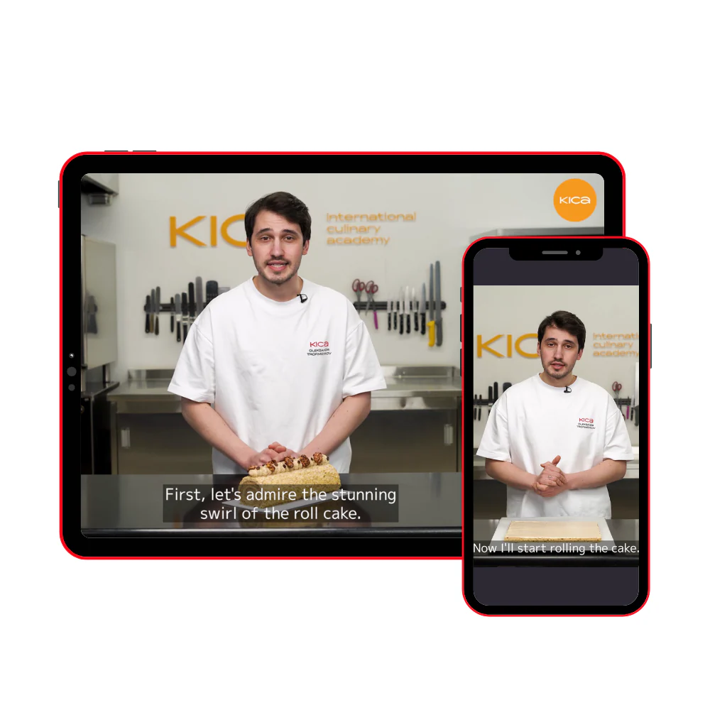 Coffee and Walnut Roll Cake by Oleksandr Trofimenkov Video Class - Image 3