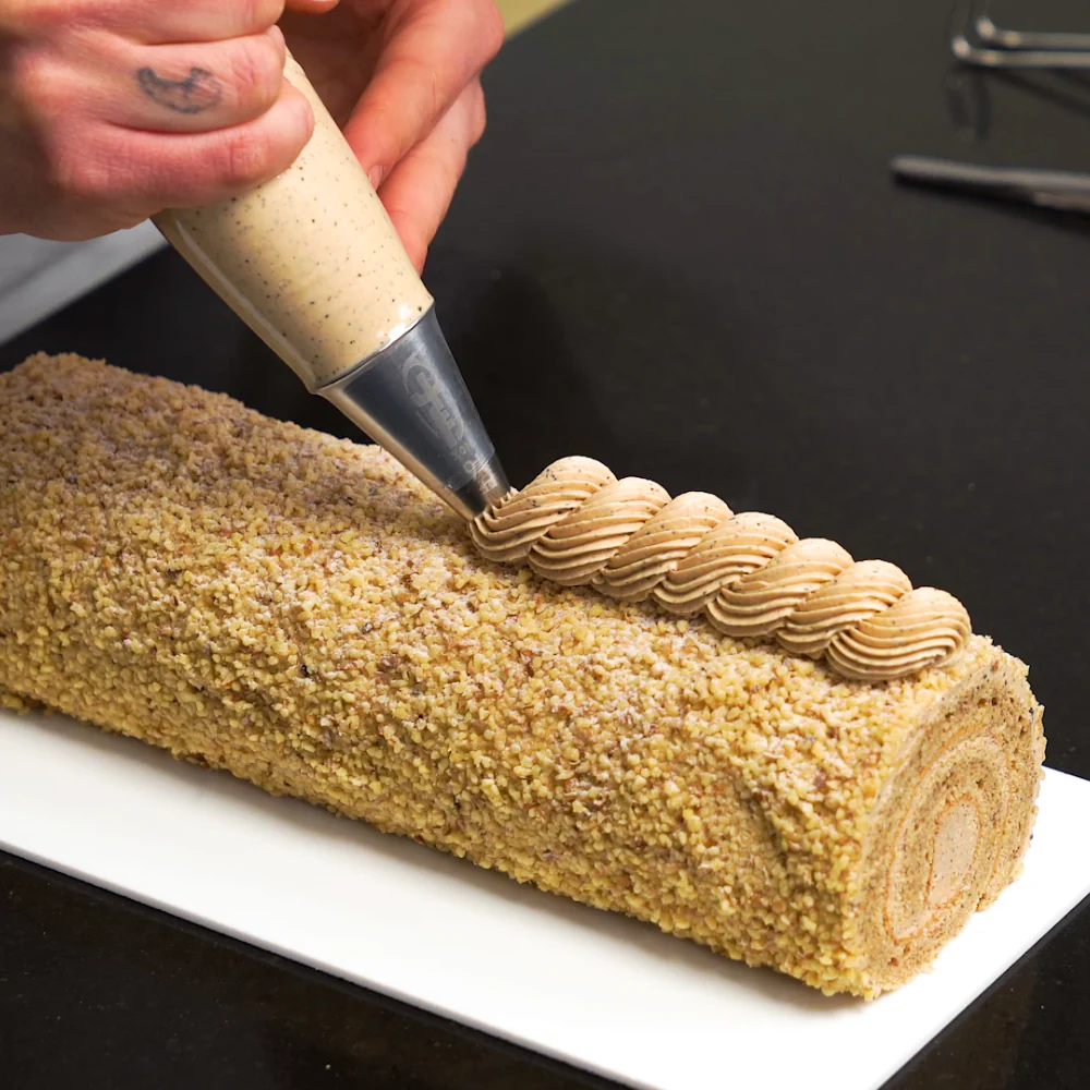 Coffee and Walnut Roll Cake by Oleksandr Trofimenkov Video Class - Image 4