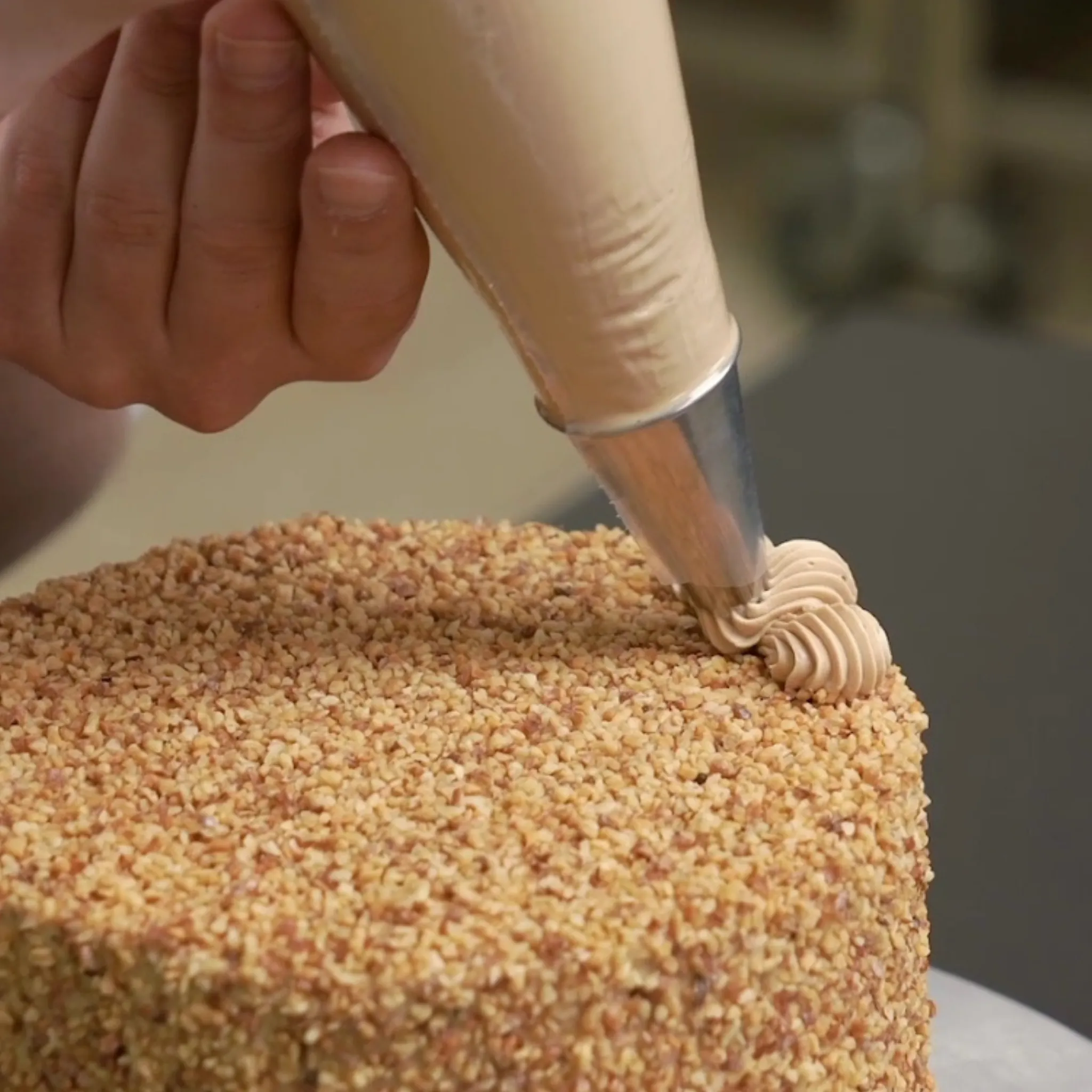 Coffee and Walnut Sponge Cake by Oleksandr Trofimenkov Video Class - Image 4