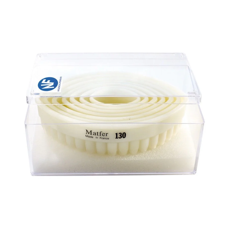 Exoglass Box of 7 Oval Fluted Cutters