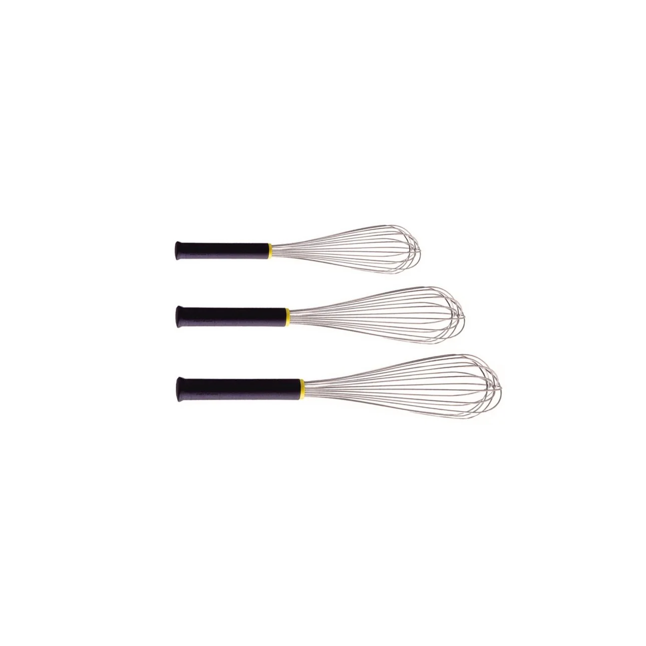 Exoglass Set of 3 Stainless Steel Whisks - Image 2