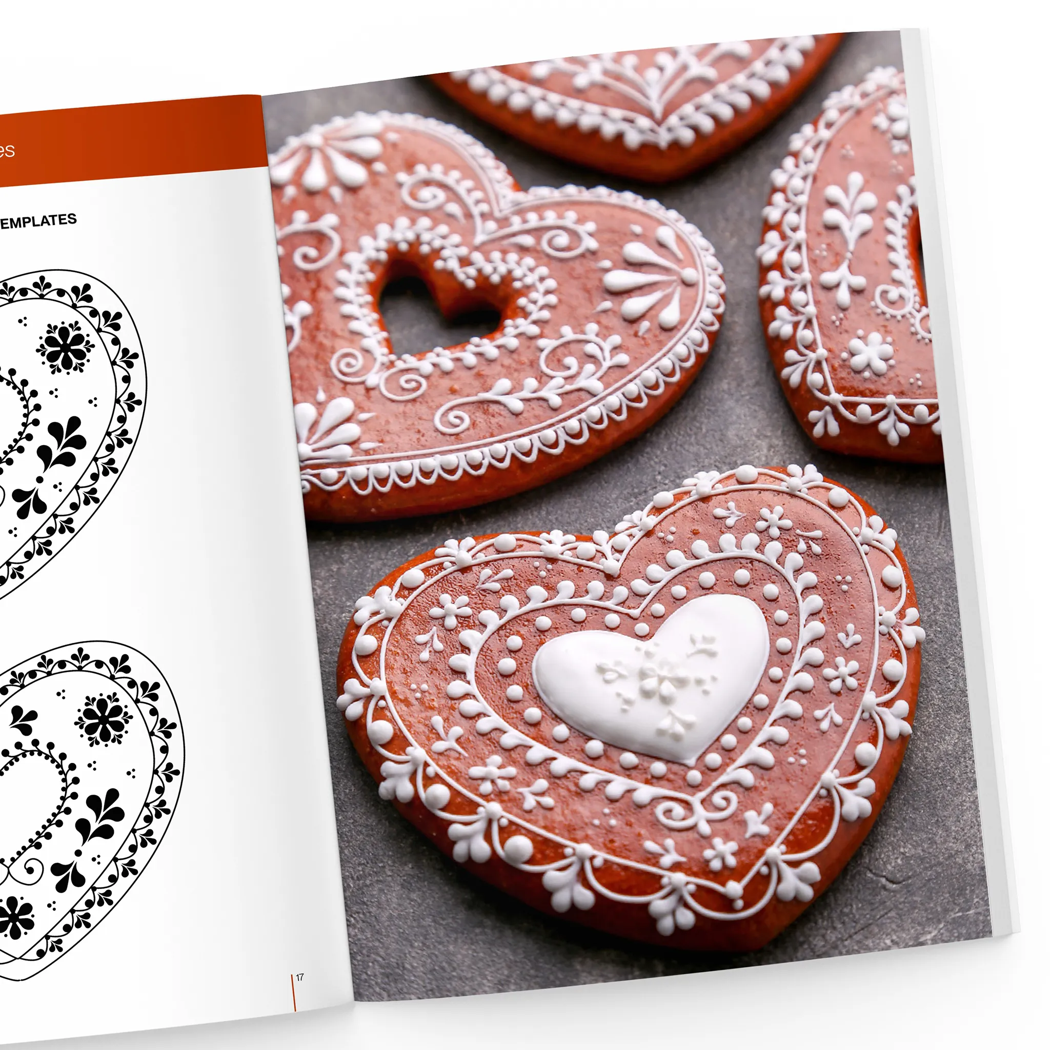 Gingerbread Heart Cookies: Artistic and delicious pastry for a romantic occasion - Image 3