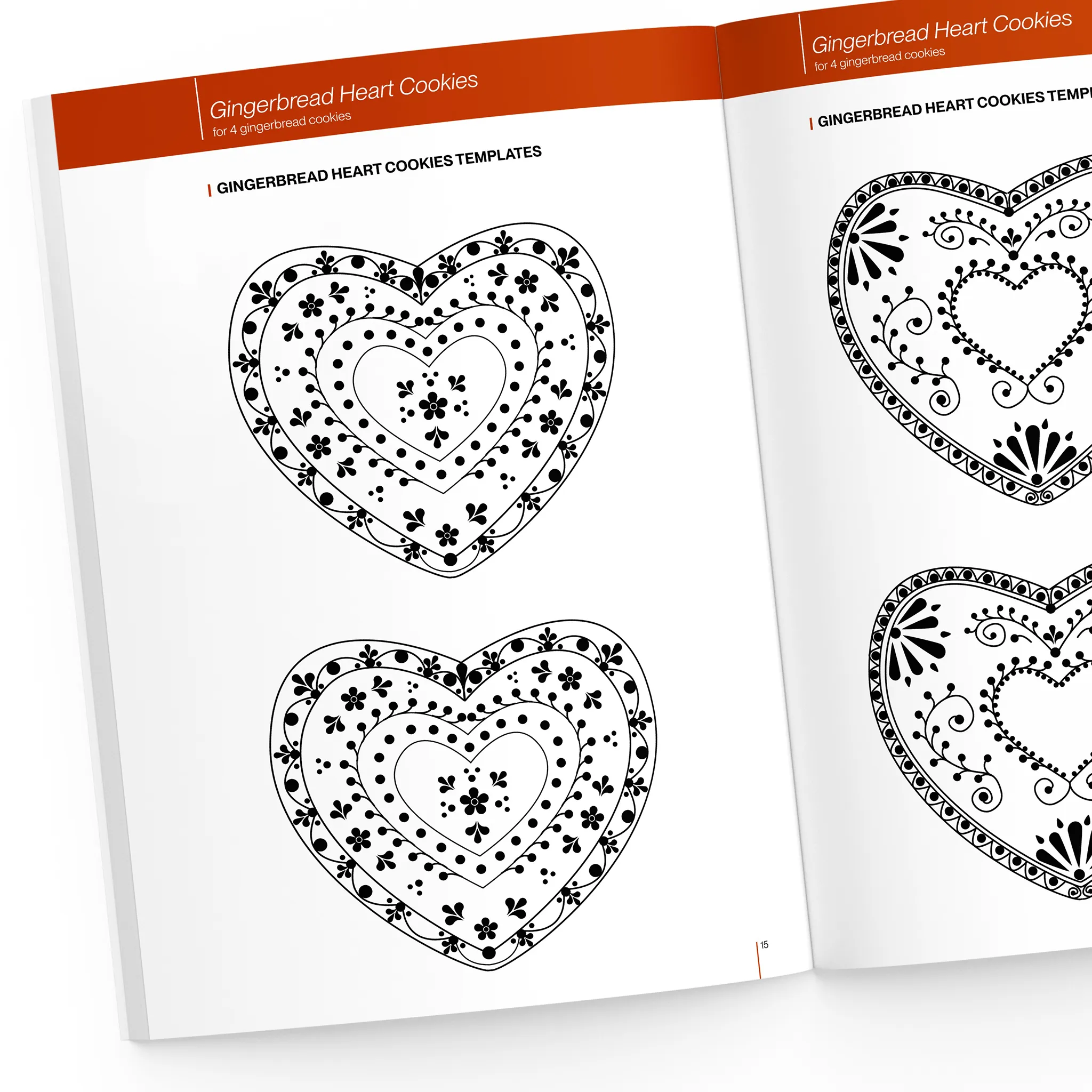 Gingerbread Heart Cookies: Artistic and delicious pastry for a romantic occasion - Image 4