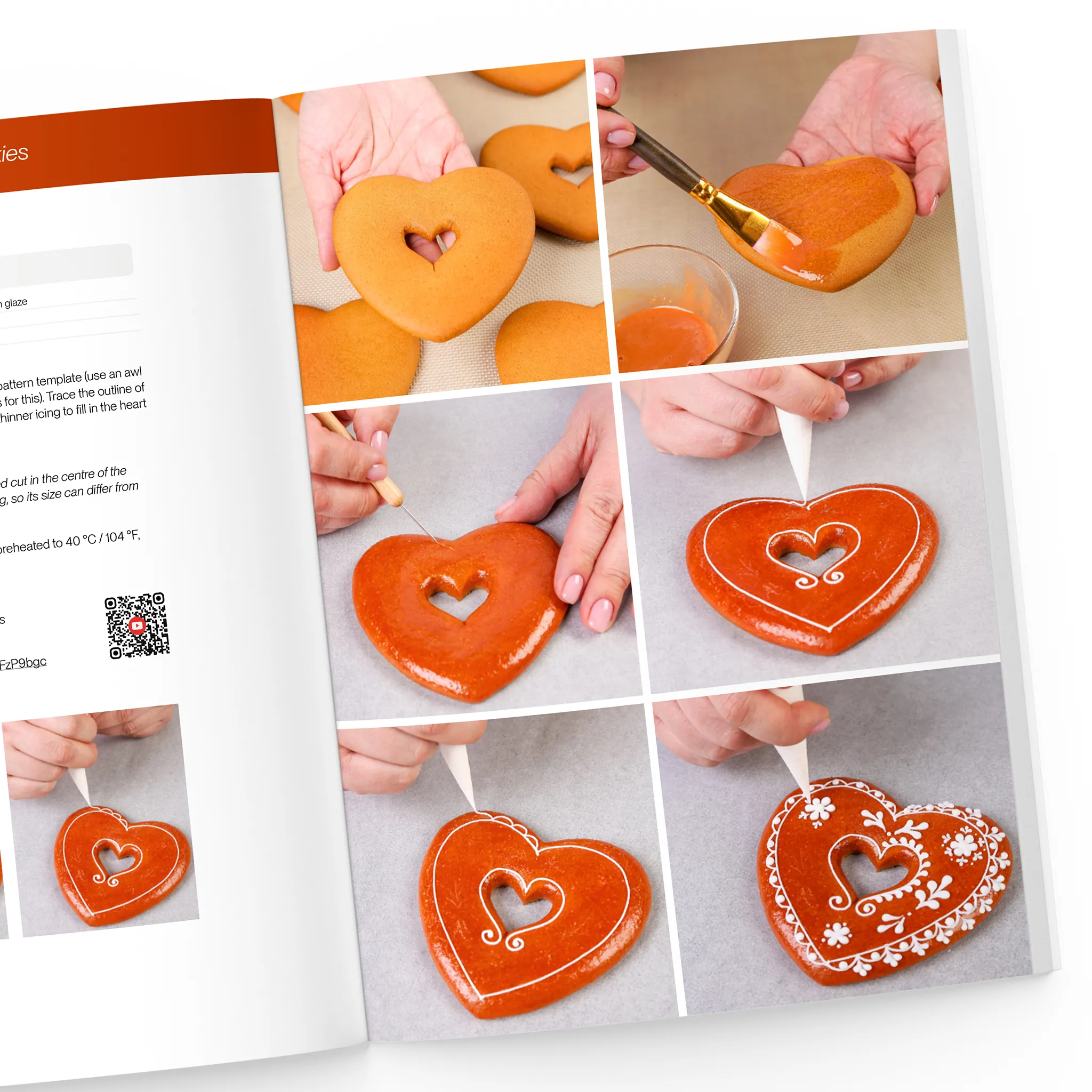 Gingerbread Heart Cookies: Artistic and delicious pastry for a romantic occasion - Image 5