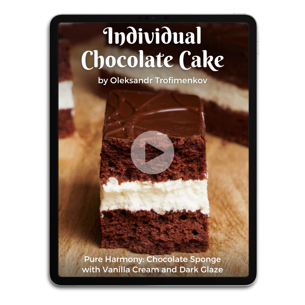 Individual Chocolate Cake by Oleksandr Trofimenkov Video Class