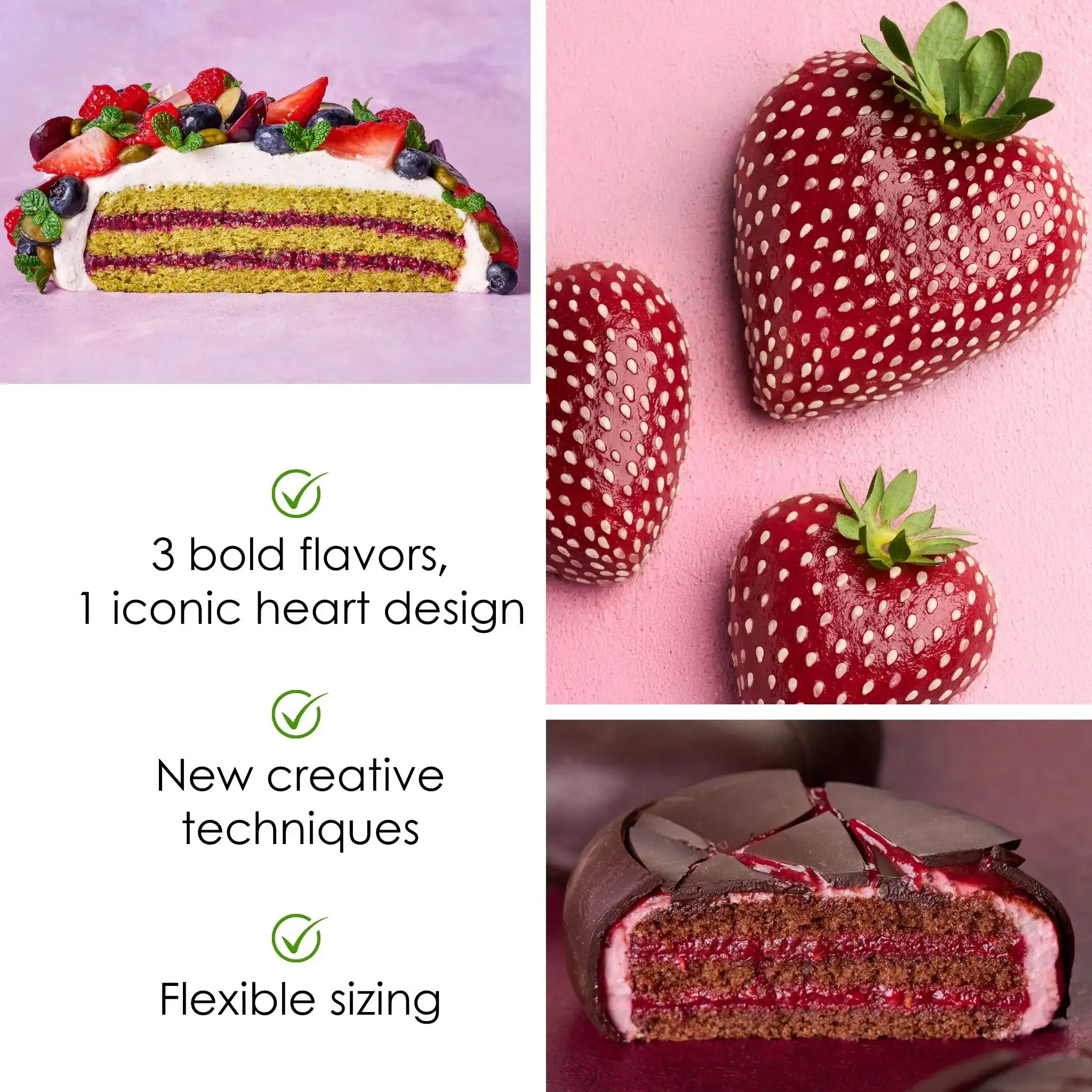 Love Me. Make Me. Taste Me. Three hand-shaped Valentine desserts. - Image 3