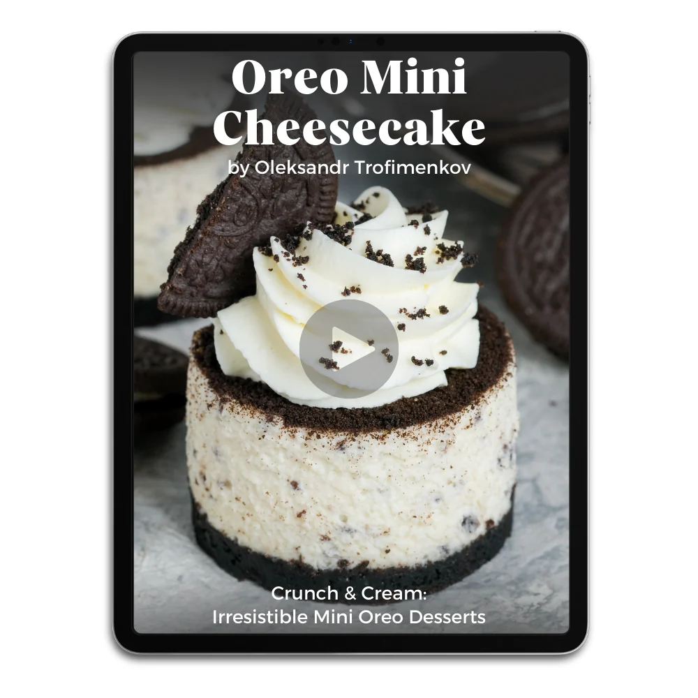 Oreo Mini Cheesecake by Oleksandr Trofimenkov Video Class