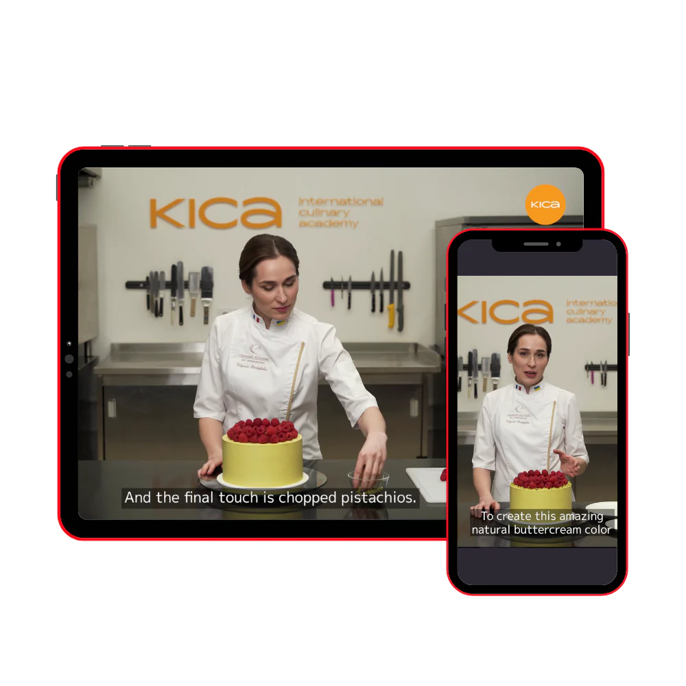 Pistachio and Raspberry Honey Cake by Marusya Manko Video Class - Image 3
