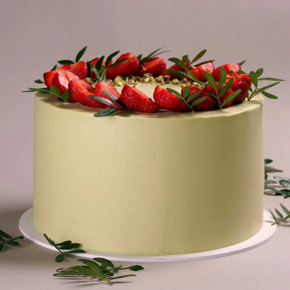 Pistachio – Camembert and Wild Strawberry Honey Cake by Marusya Manko Video Class - Image 5