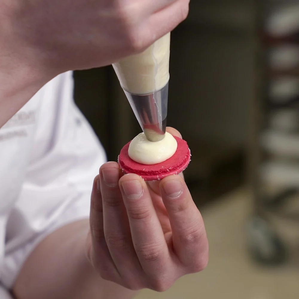 Raspberry and Coconut Macaron by Oleksandr Trofimenkov Video Class - Image 4