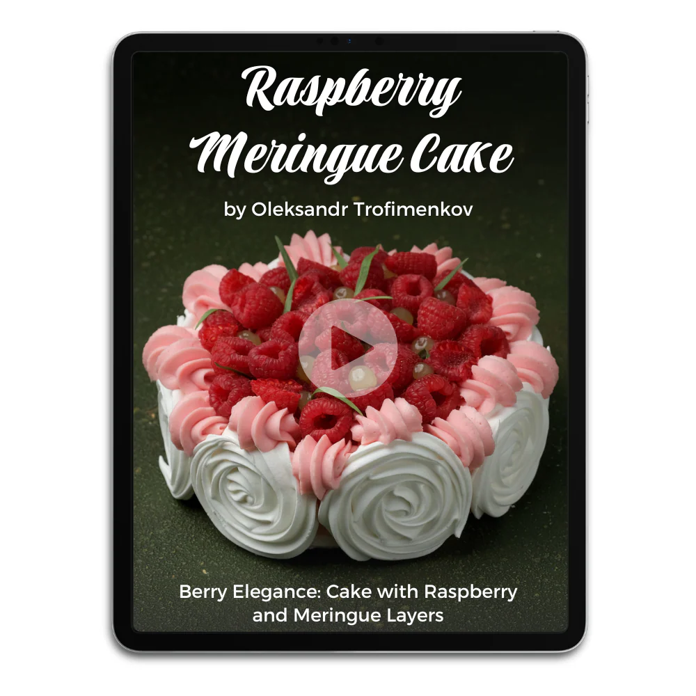 Raspberry Meringue Cake by Oleksandr Trofimenkov Video Class