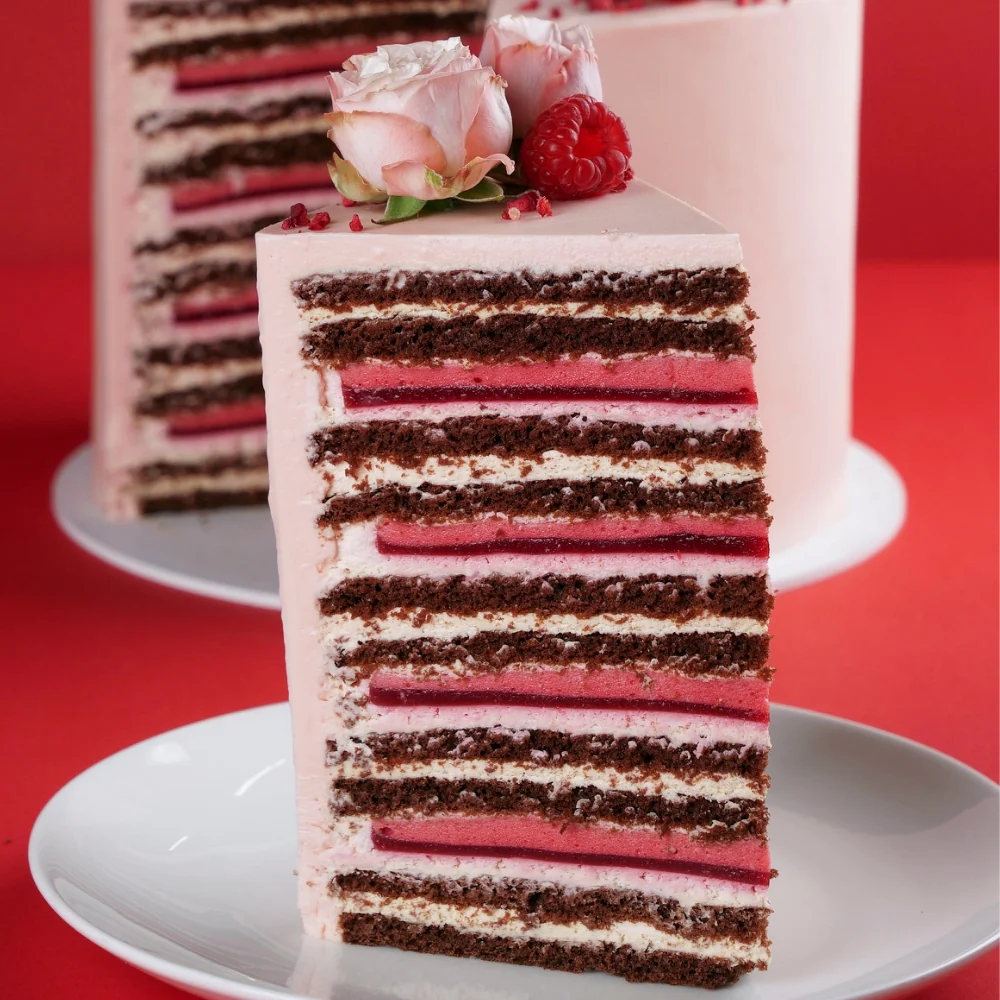 Raspberry-Rose Honey Cake by Marusya Manko Video Class - Image 5