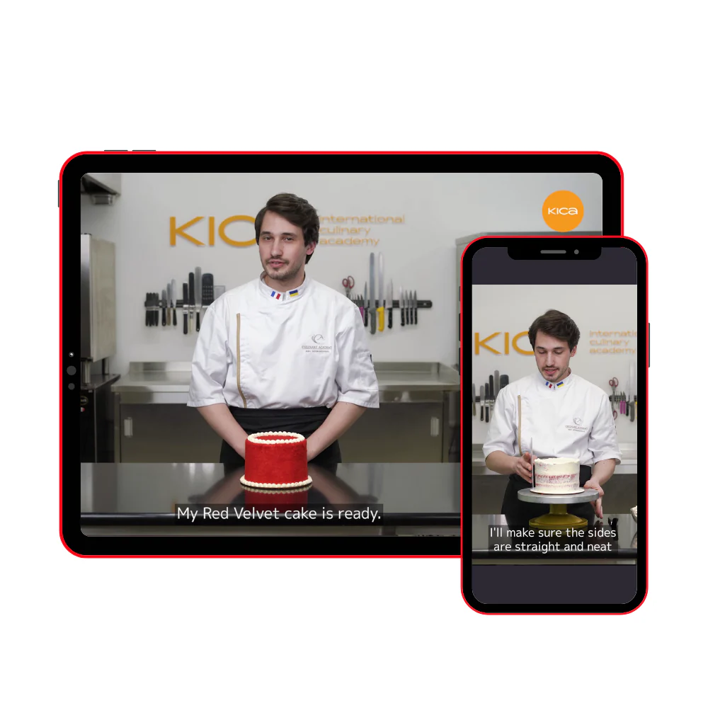 Red Velvet Sponge Cake by Oleksandr Trofimenkov Video Class - Image 3