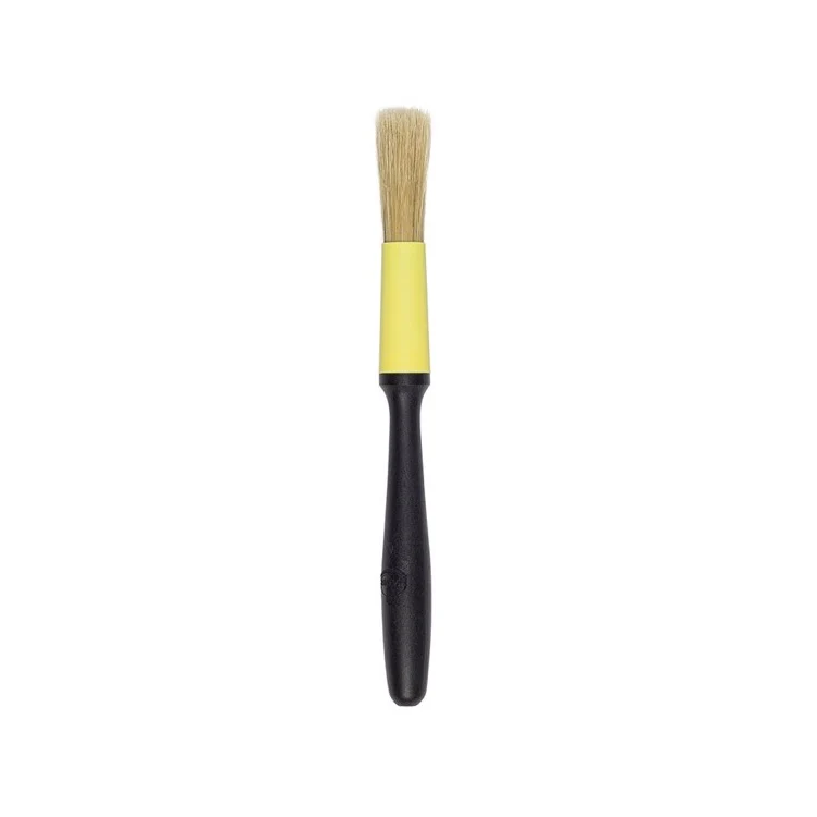 Round Basting Brushes Natural Bristles 6 cm Diameter 1.5 cm