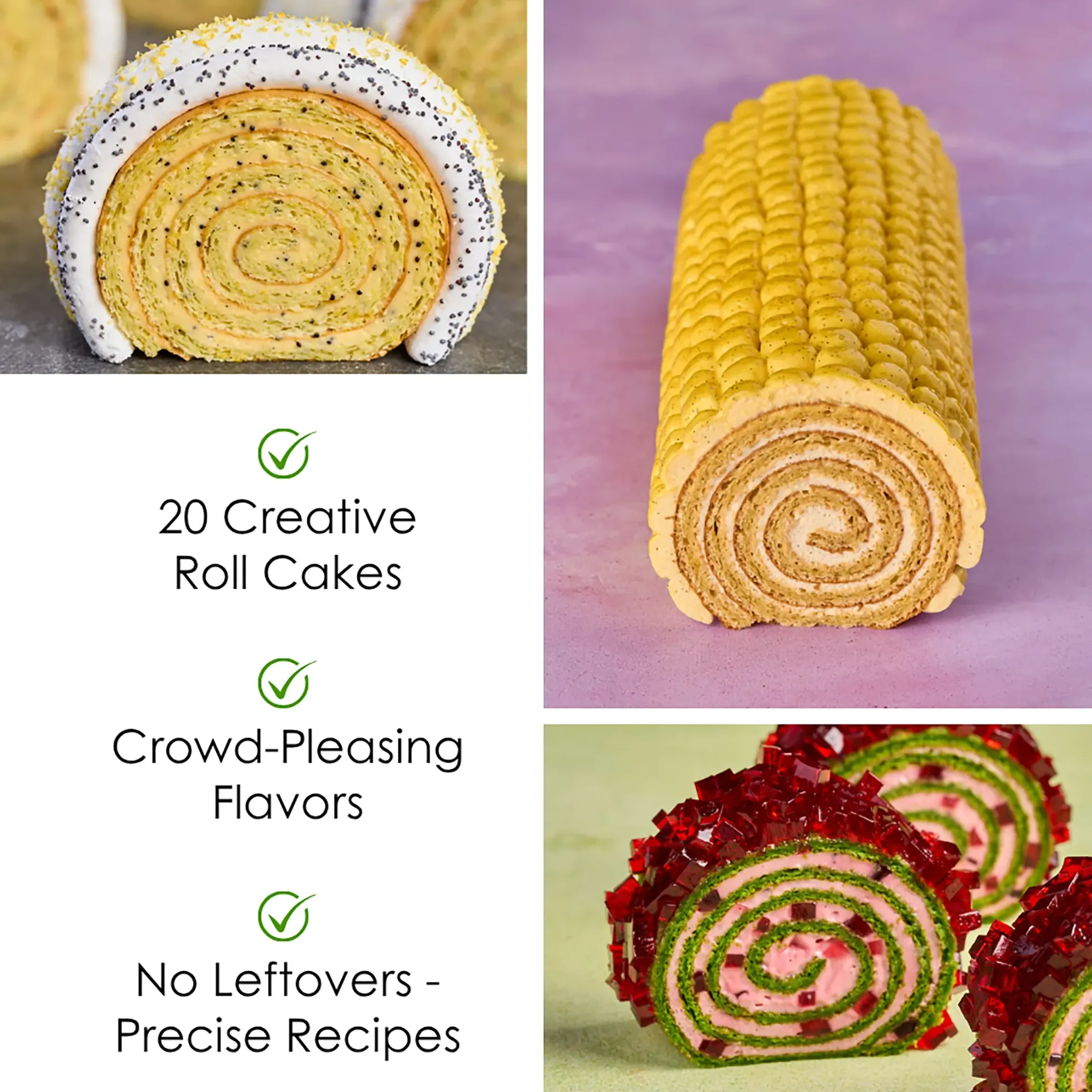 Swiss Rolls: 20 Creative Recipes — No Molds, No Artificial Color, No Leftovers - Image 3