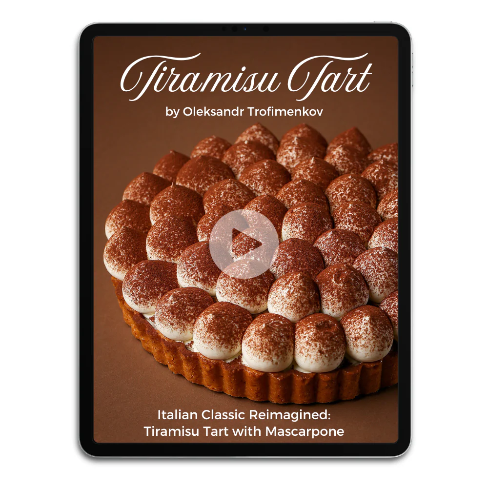 Tiramisu Tart by Oleksandr Trofimenkov Video Class